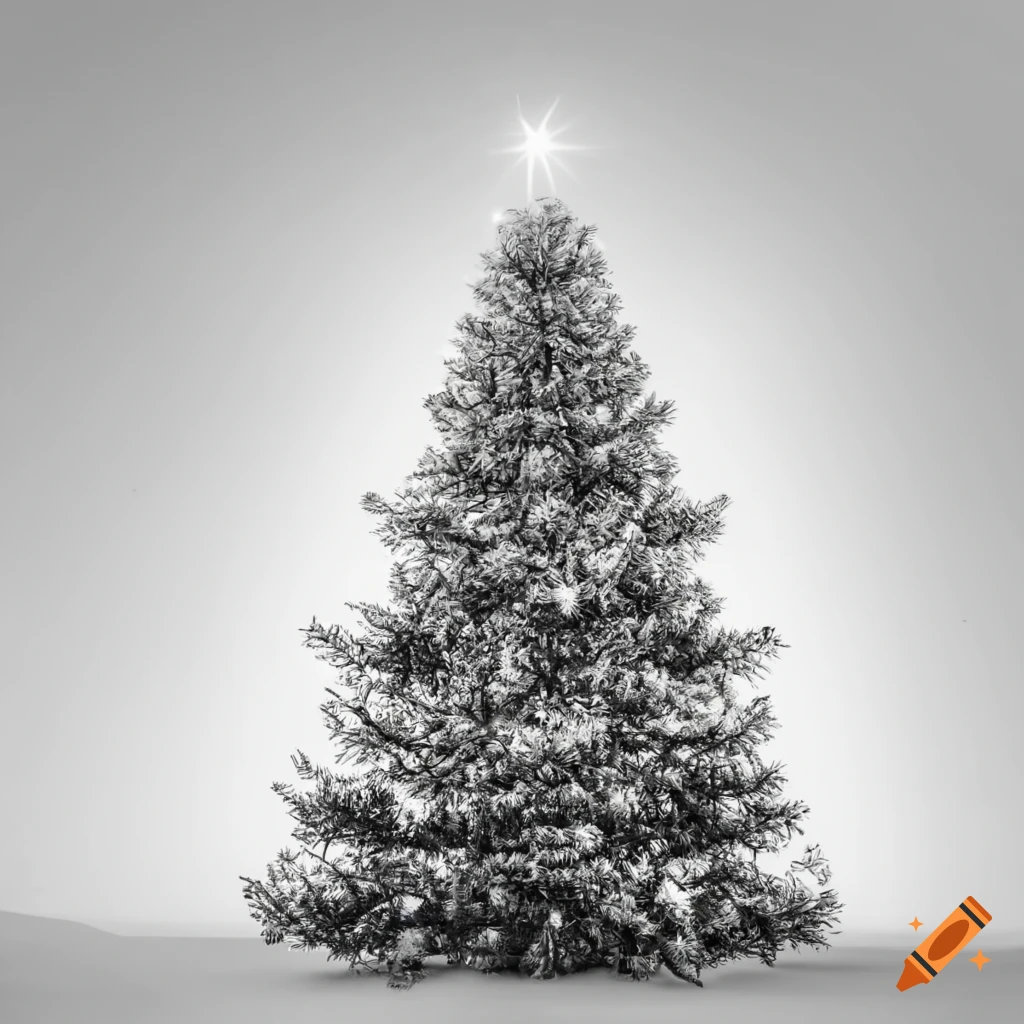 Árvore de Natal com equipamentos de solda e soldagem em fundo branco