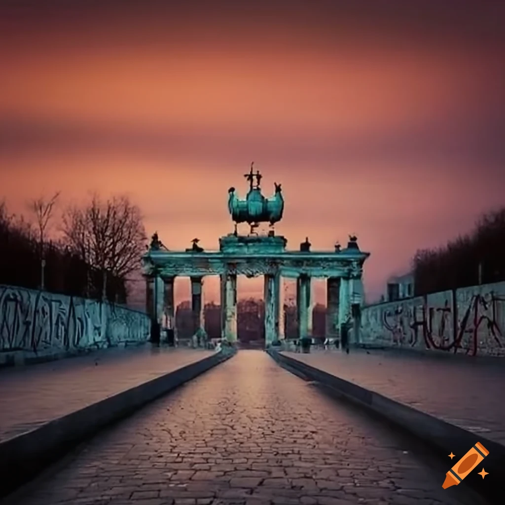 Historical representation of the berlin wall in the middle ages