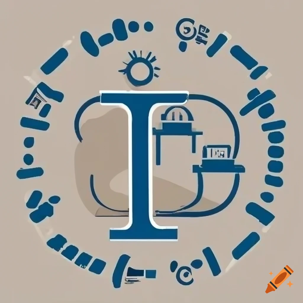 Catchy slogan with industrial engineering symbols and space for