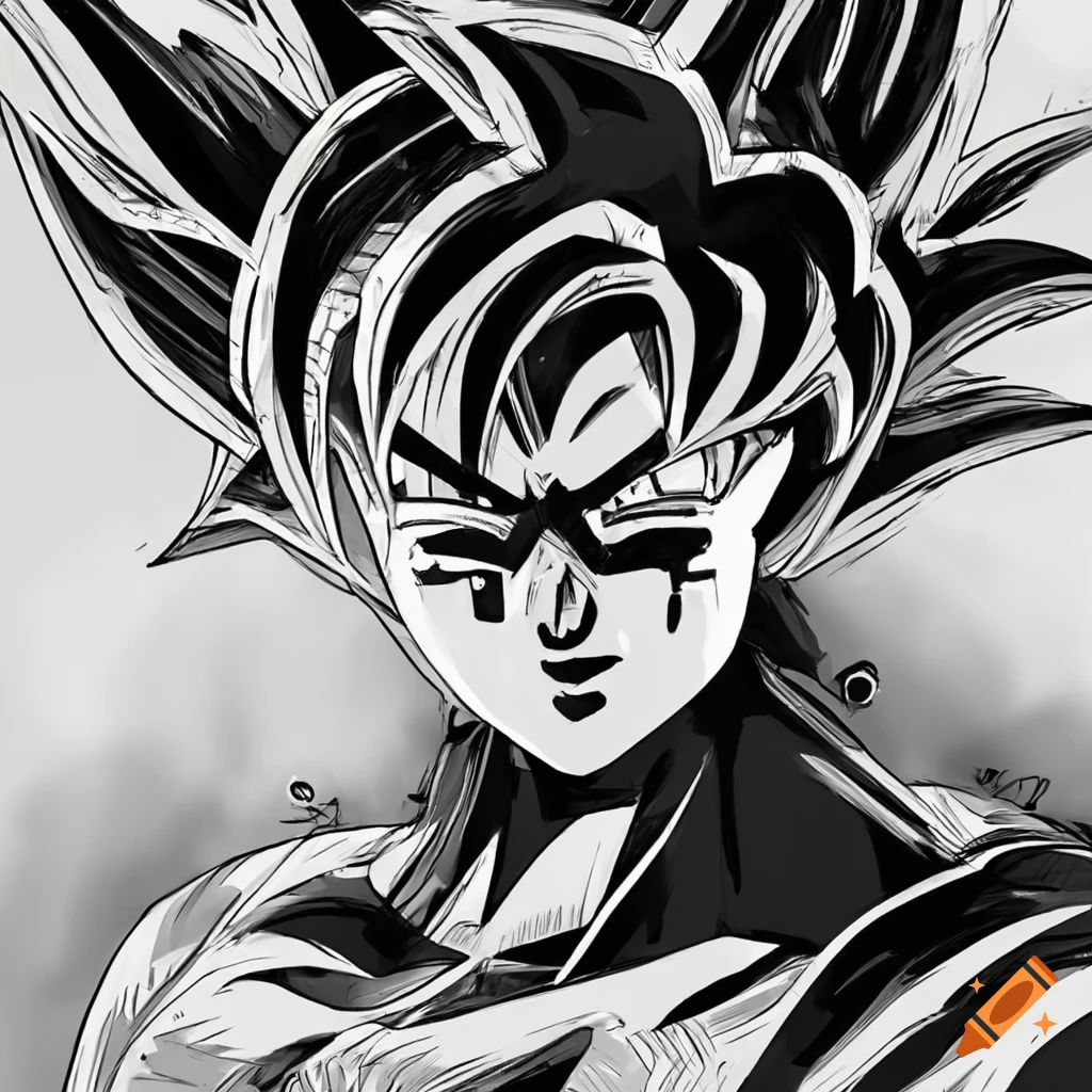 Kamehameha Drawing Mastered Ultra - Ultra Instinct Goku Gt, HD Png Download  - kindpng