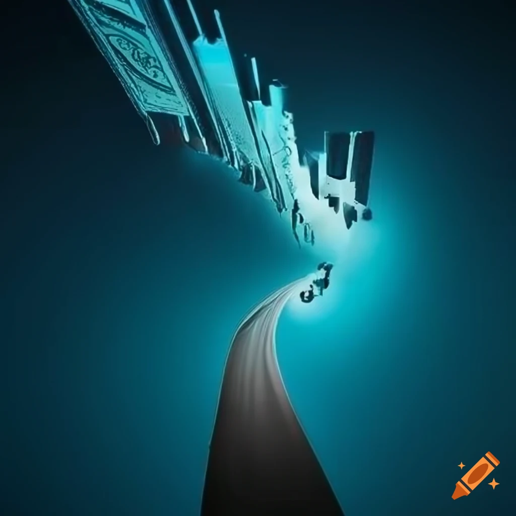 Rising stock with money below the line