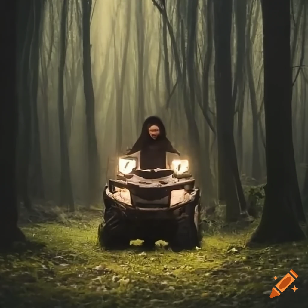ATV in a forest