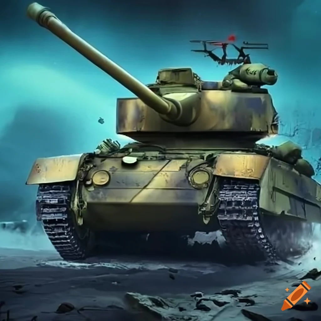Tank vehicle on Craiyon