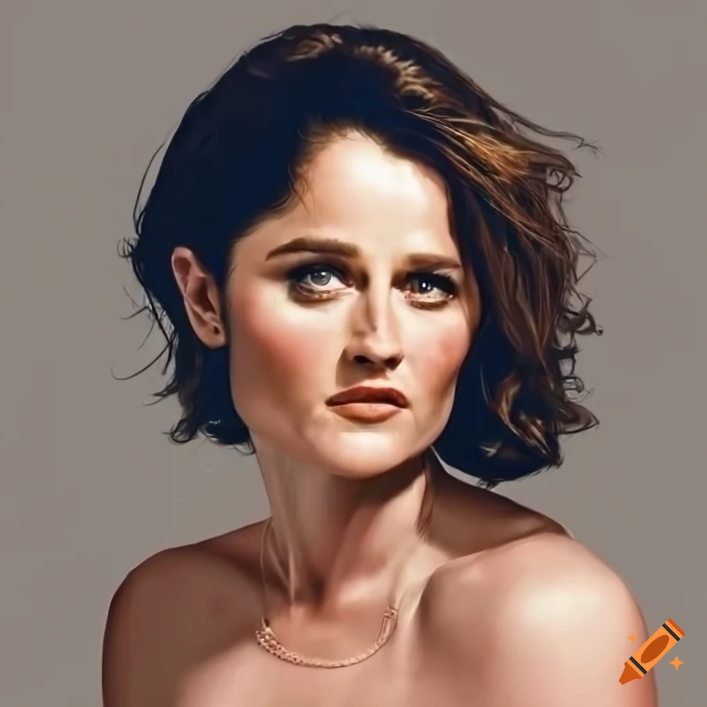 Actress robin tunney in a mysterious scene