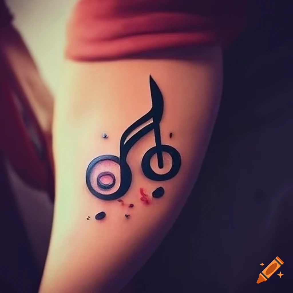 Music Sheet Tattoo Vector Images (40)