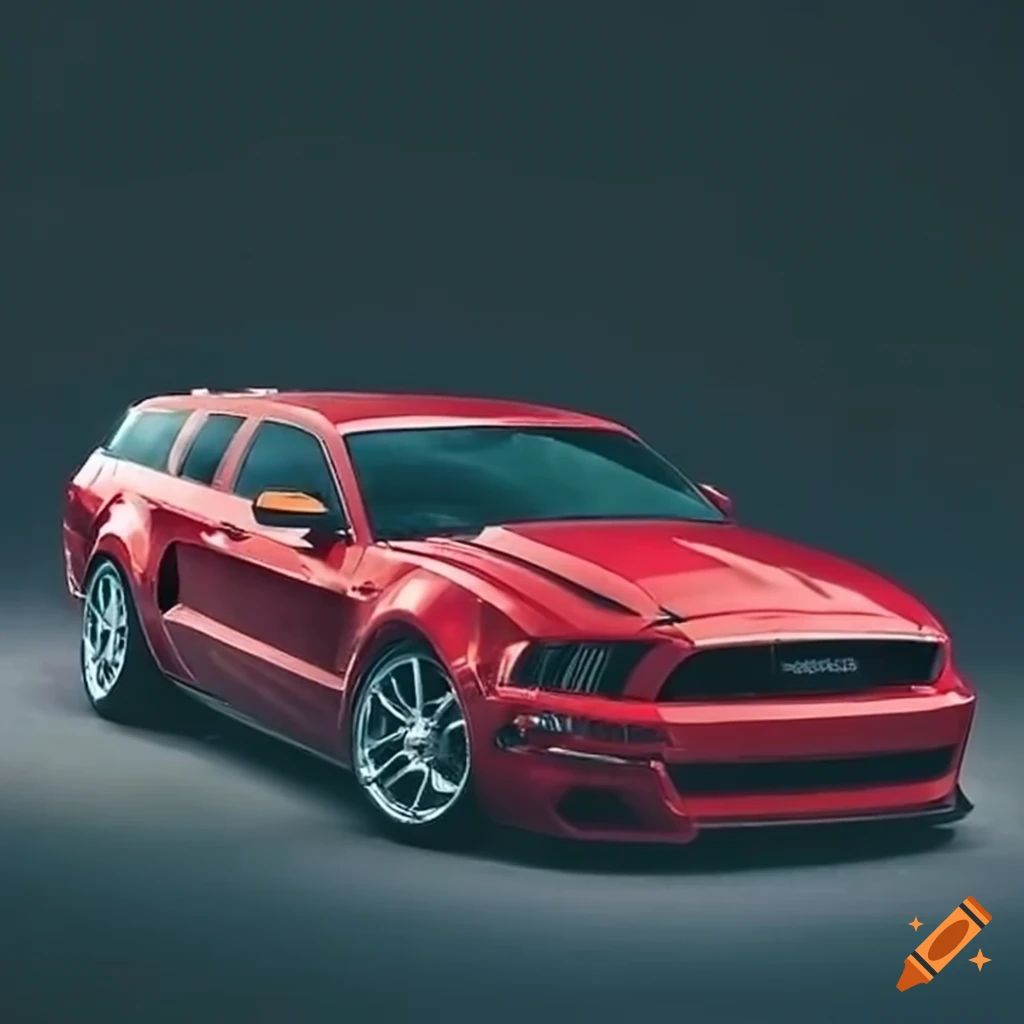 Custom s197 mustang turned into a wagon on Craiyon
