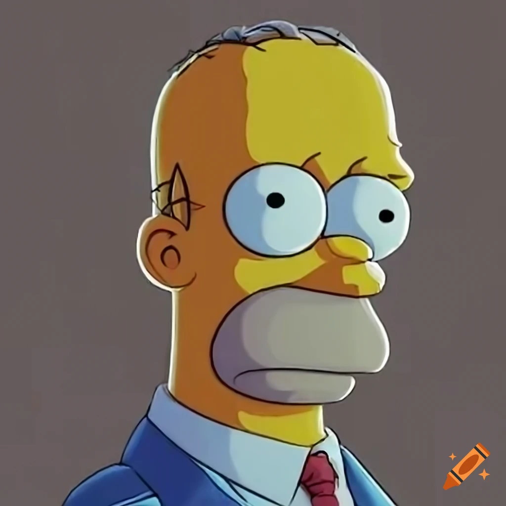 Homer simpson character on Craiyon