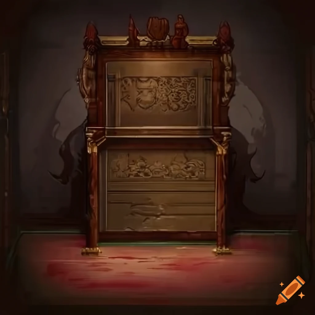 Victorian style RPG UI inventory border