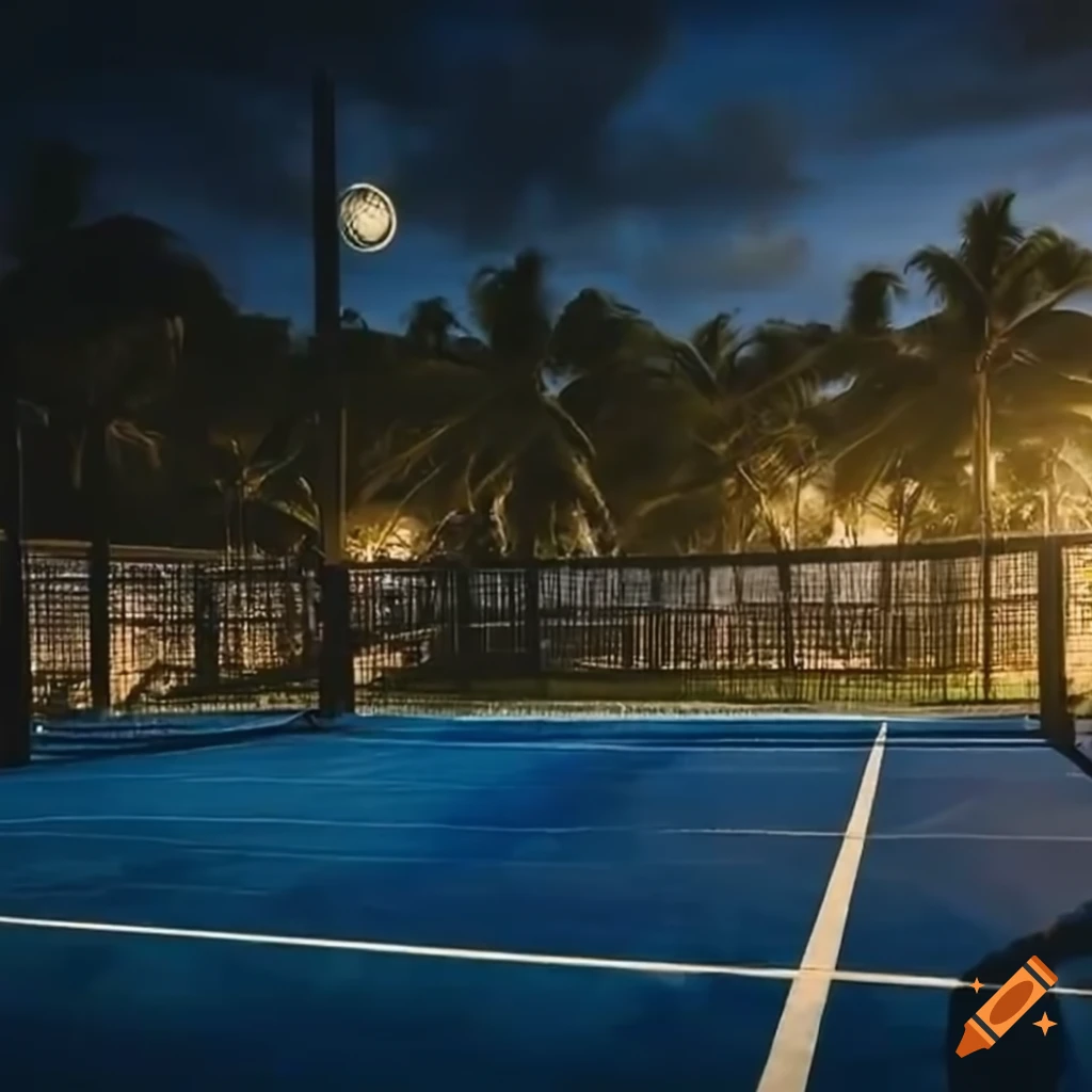 Padel court in tulum on Craiyon