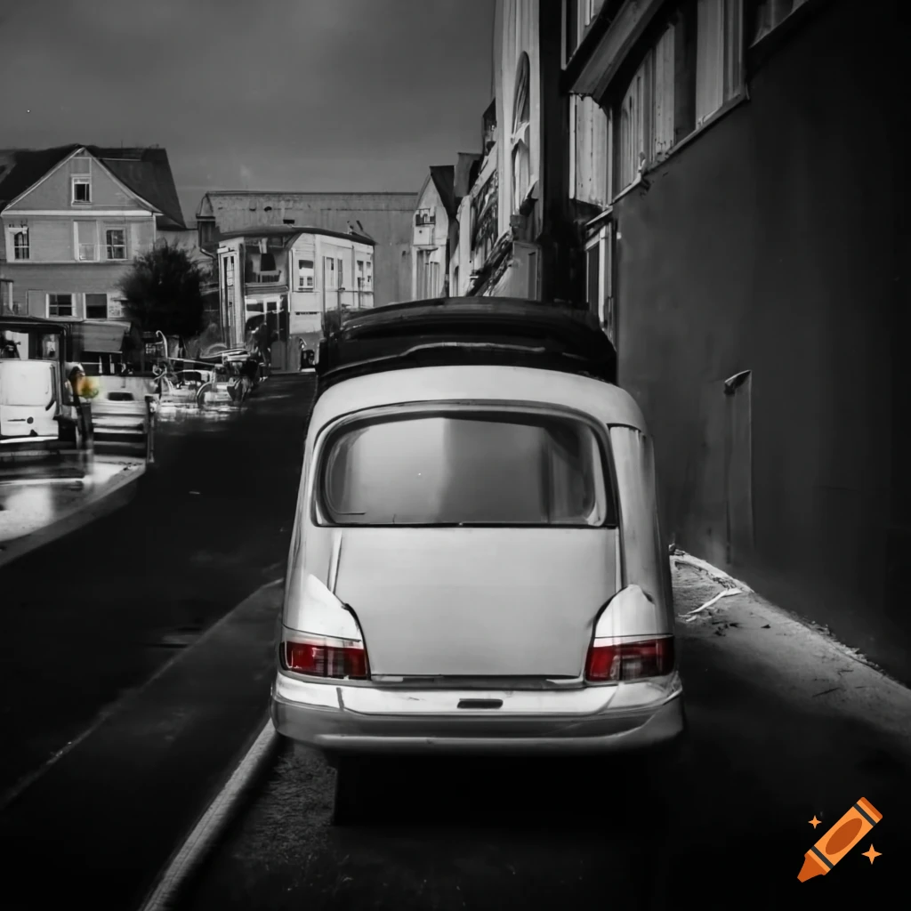 Eine stadt mit Kreisverkehren, auf denen Wohnwagen fahren, umgeben von Lavaflüssen