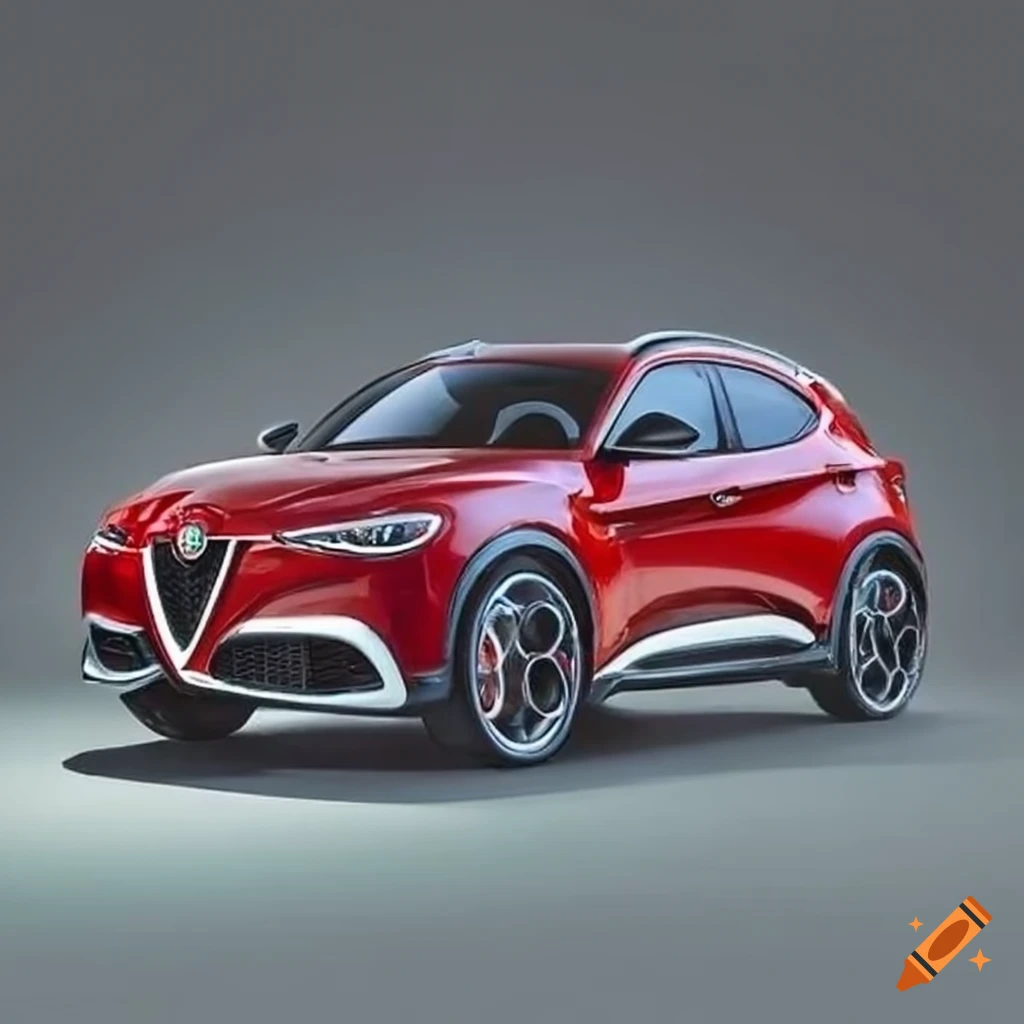 Stunning red Alfa Romeo SUV