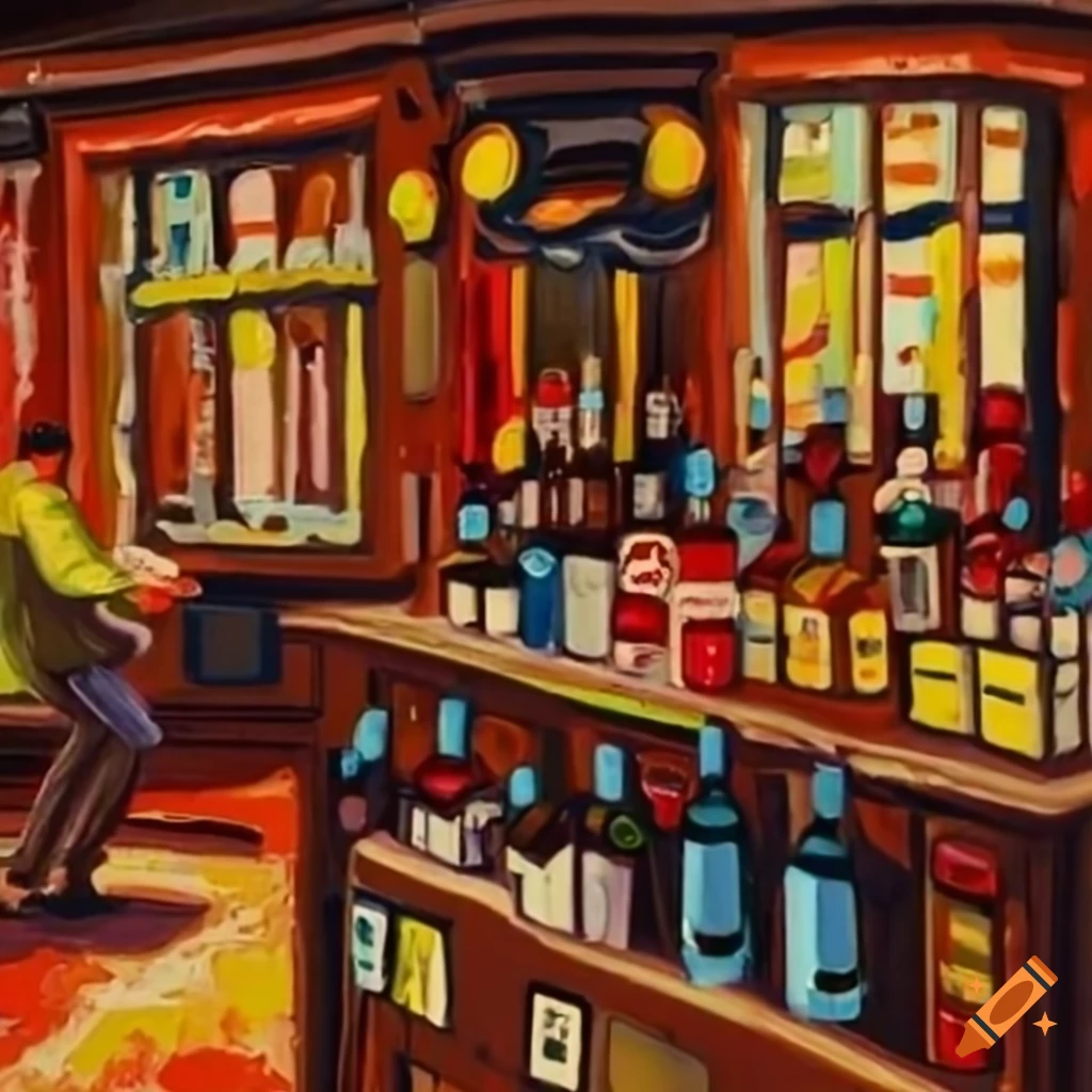 Interior of a 1990s liquor store in cleveland, ohio