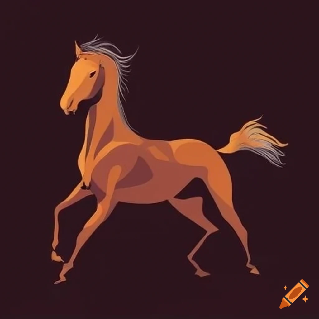 running-horse-on-the-riverside