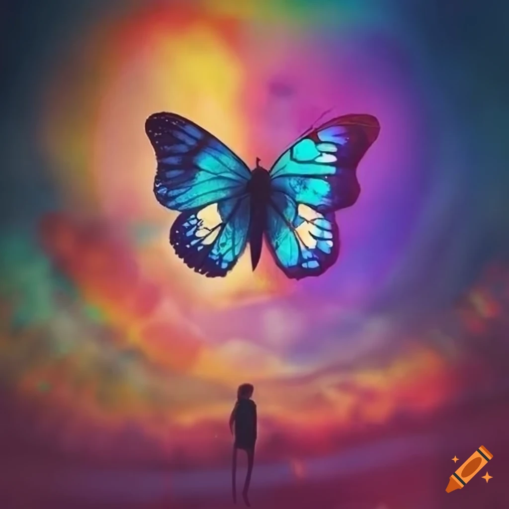 E a s e Poster With A Butterfly Promoting Mental Health Awareness e-a-s-e-poster-with-a-butterfly-promoting-mental-health-awareness