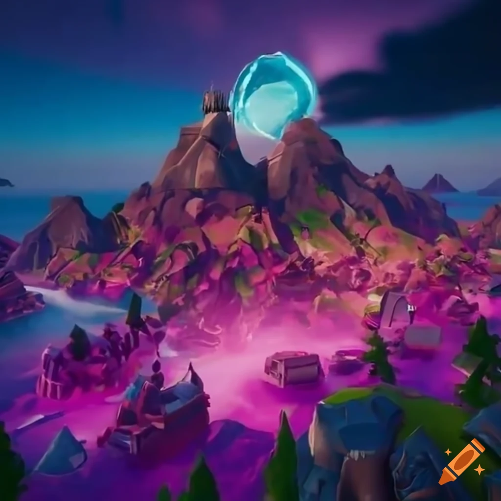 Fortnite Chapter 6 Map On Craiyon