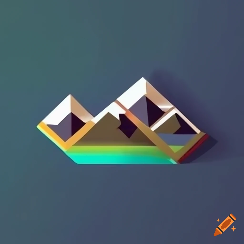 Logo concept with SUV characteristics, mountain range 'S' logo, and earth tones