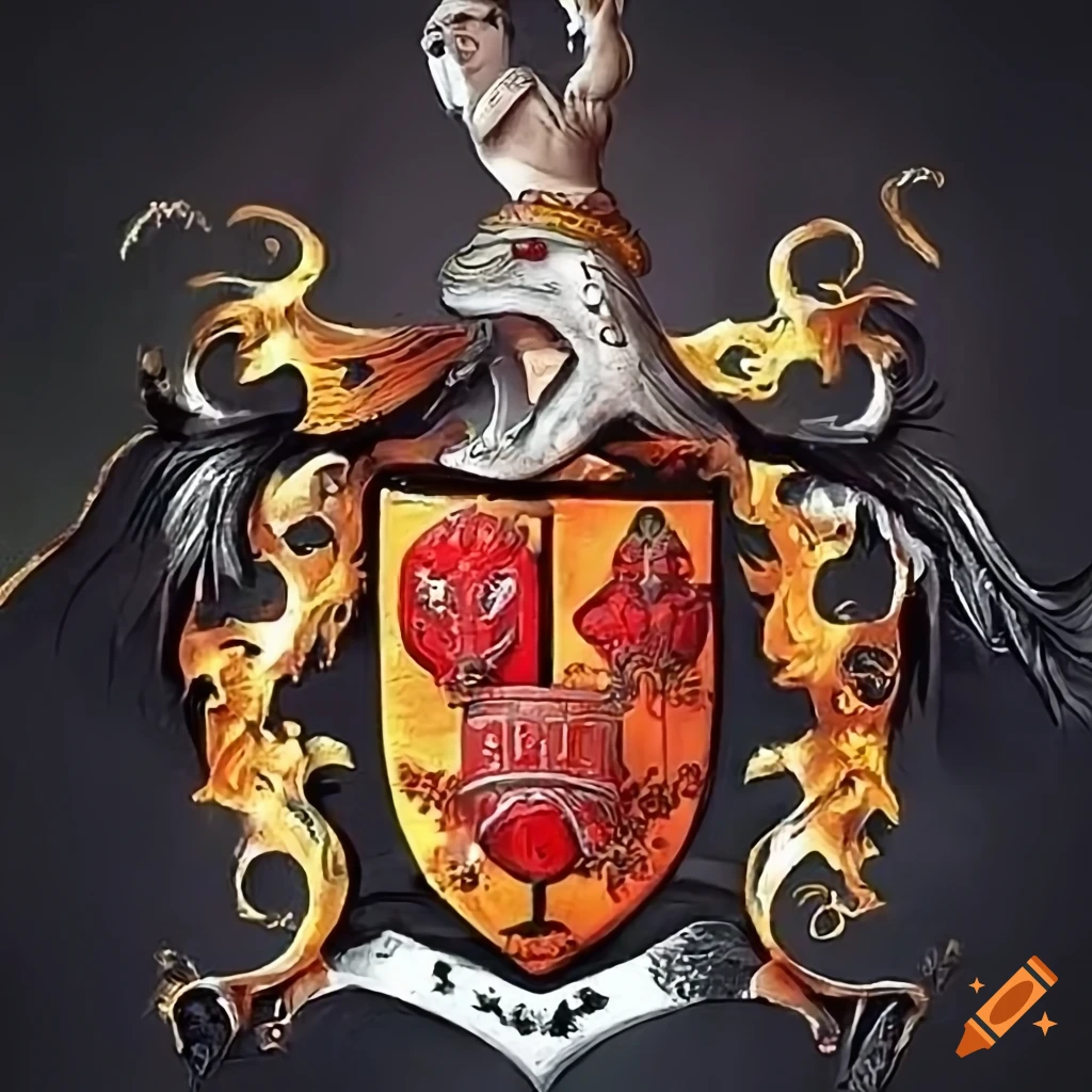 Cooper family medieval crest on Craiyon