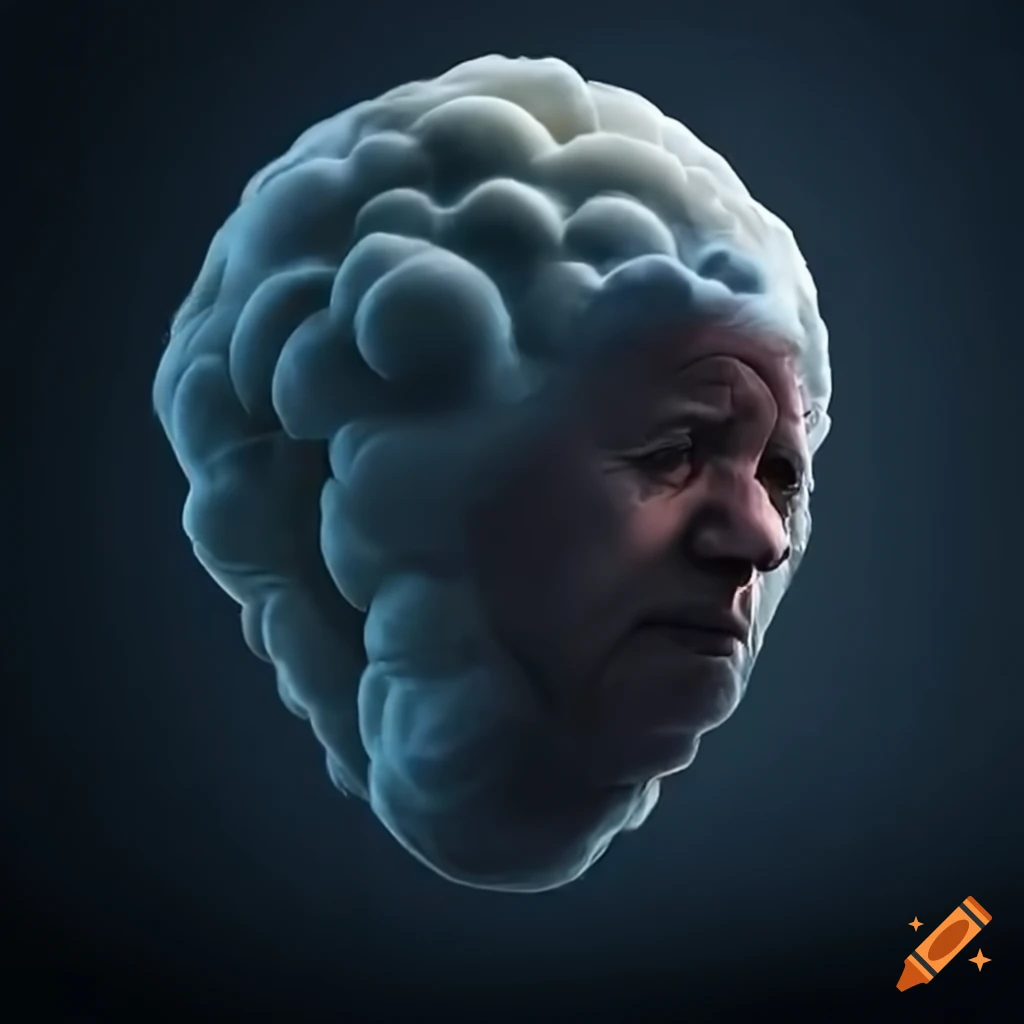 François Legault cloud shovel with dramatic lighting