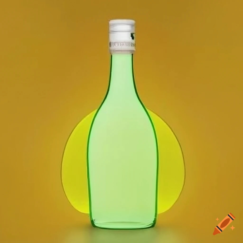 Artistic label design for limoncello bottle with lemons