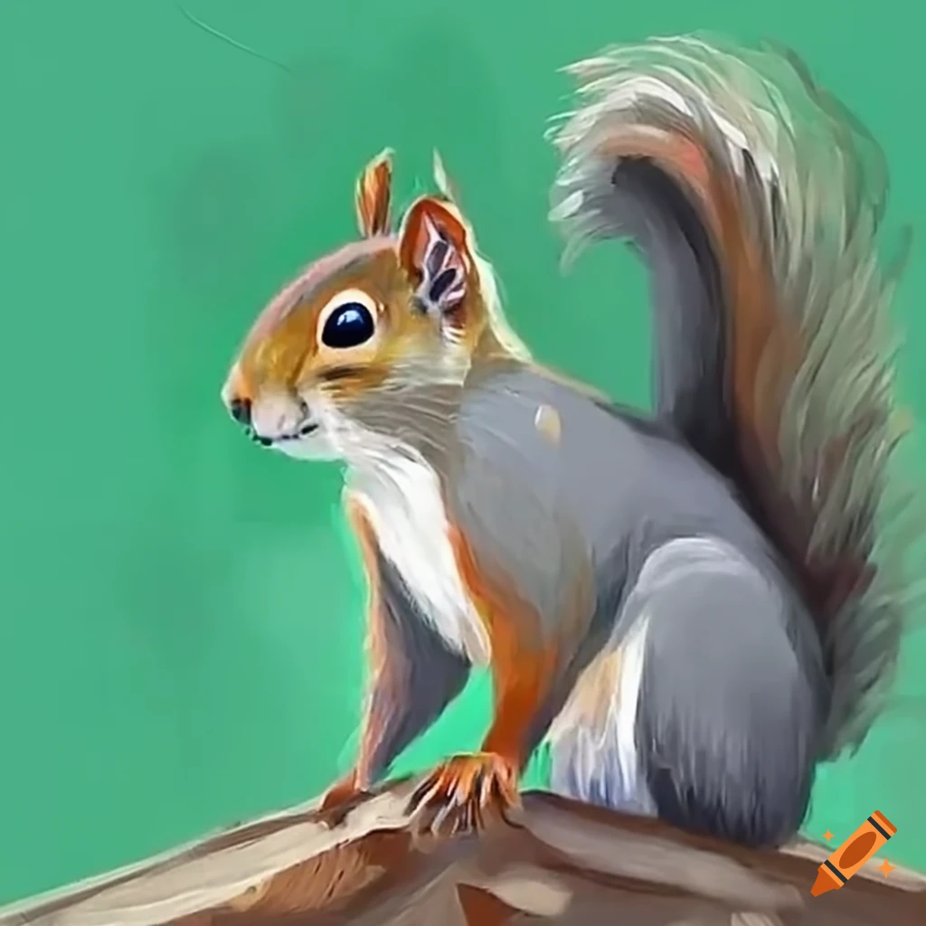 Cute Brown Squirrel - Drawing | Instructor: Vera – Artists Palette Durham