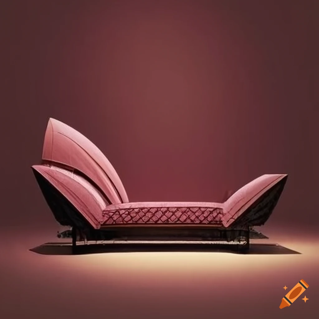 Sydney opera house inspired couch design
