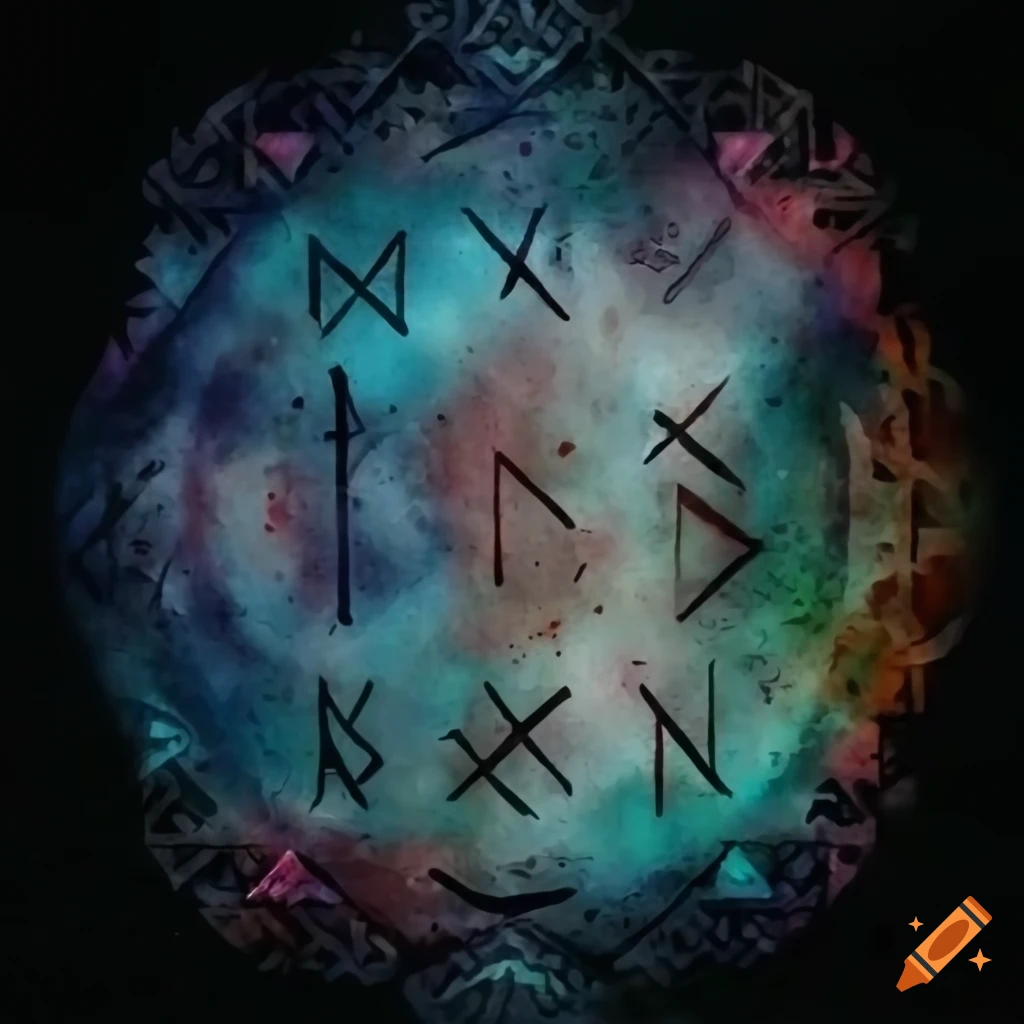 Name Robert in Viking runes on black background