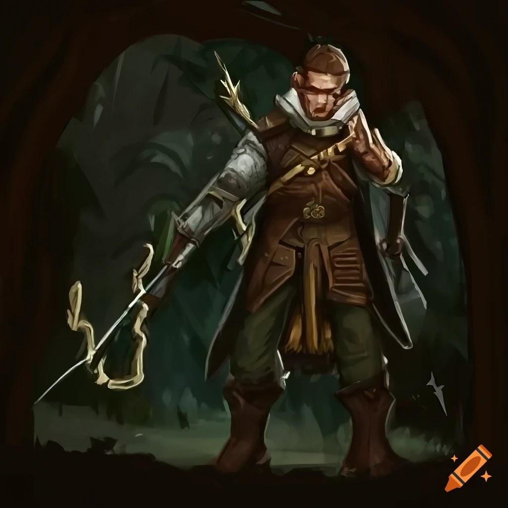 Dnd wood elf rogue with the spy background