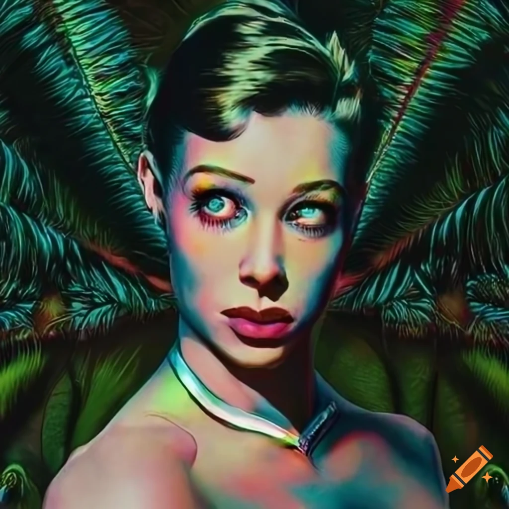 Sensational tropical graphic novel illustration with high definition