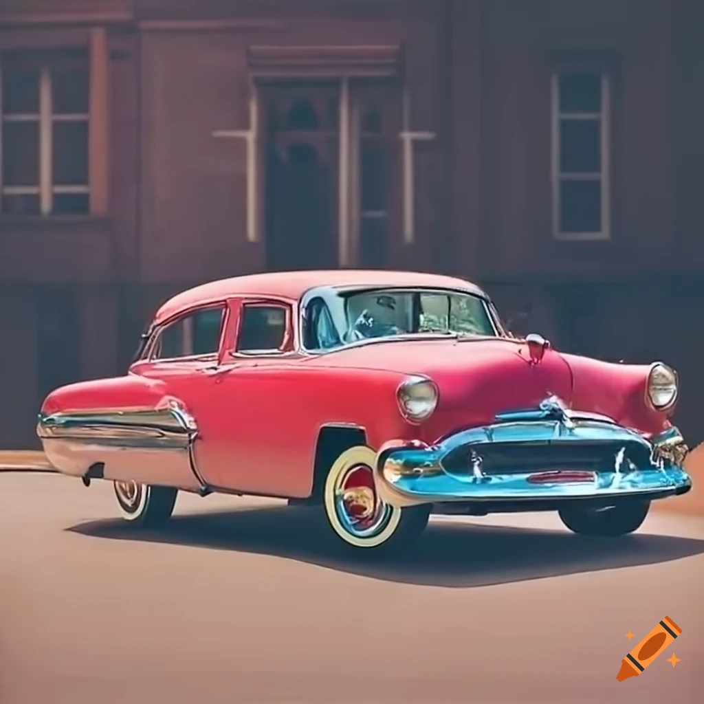 1950 Belair Sedan driving on the highway