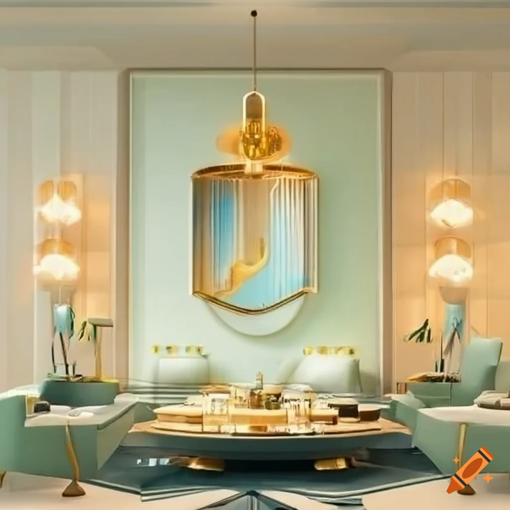 Luxury interior design in Dubai with friendly light colors and sunshine