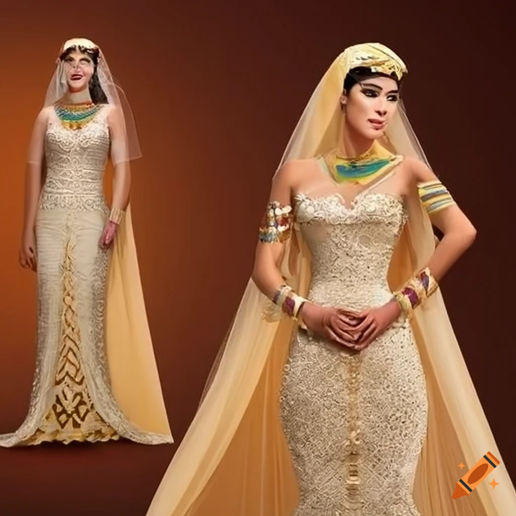 egyptian wedding dress