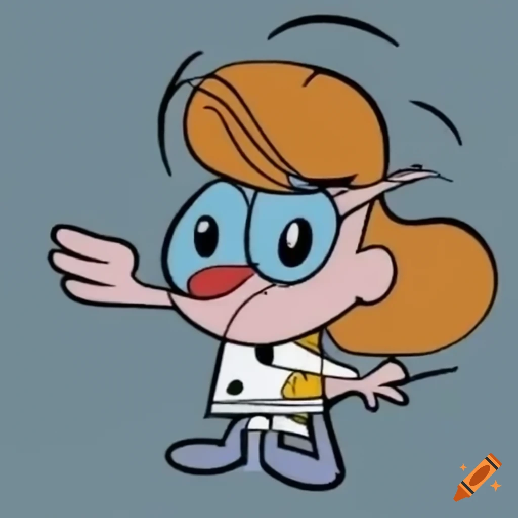 Dexter's laboratory with Oggy and the Cockroaches and Turma da Monica characters