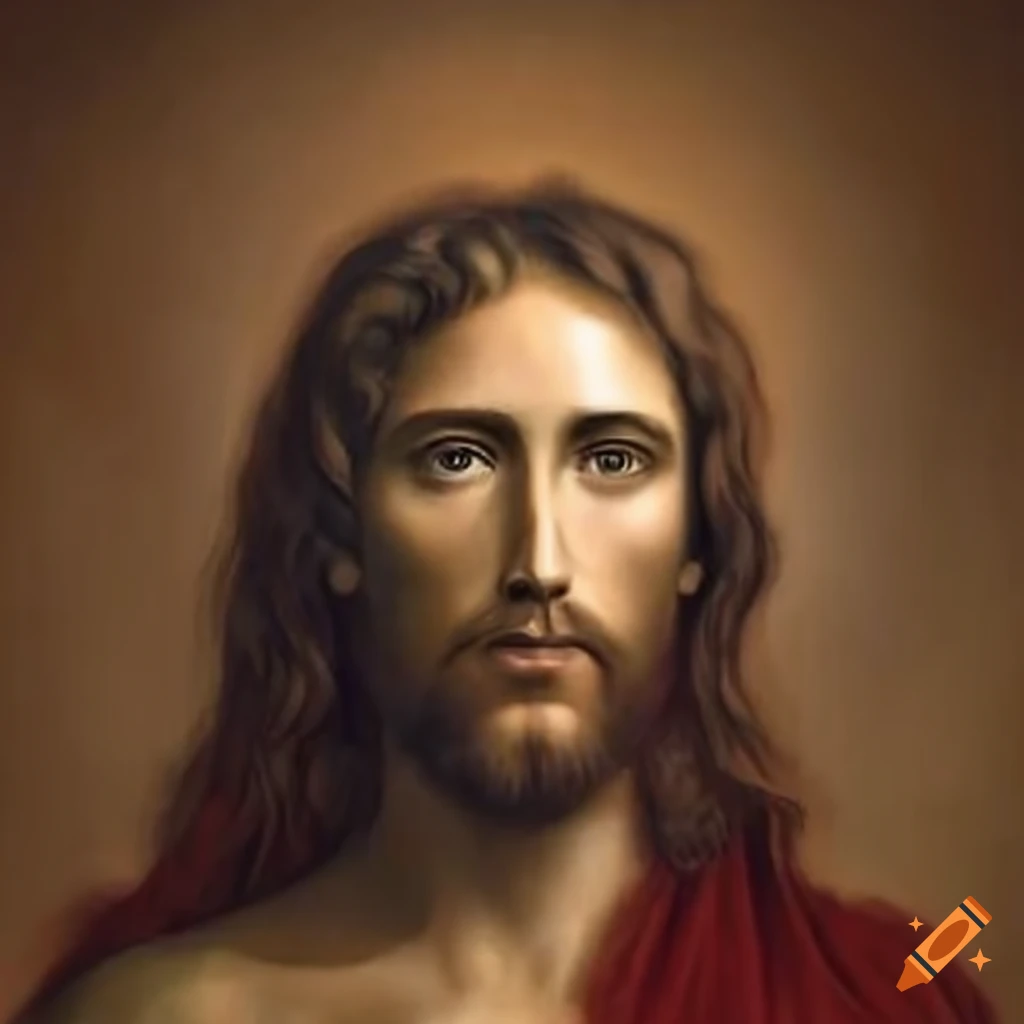 Modern depiction of jesus christ on Craiyon