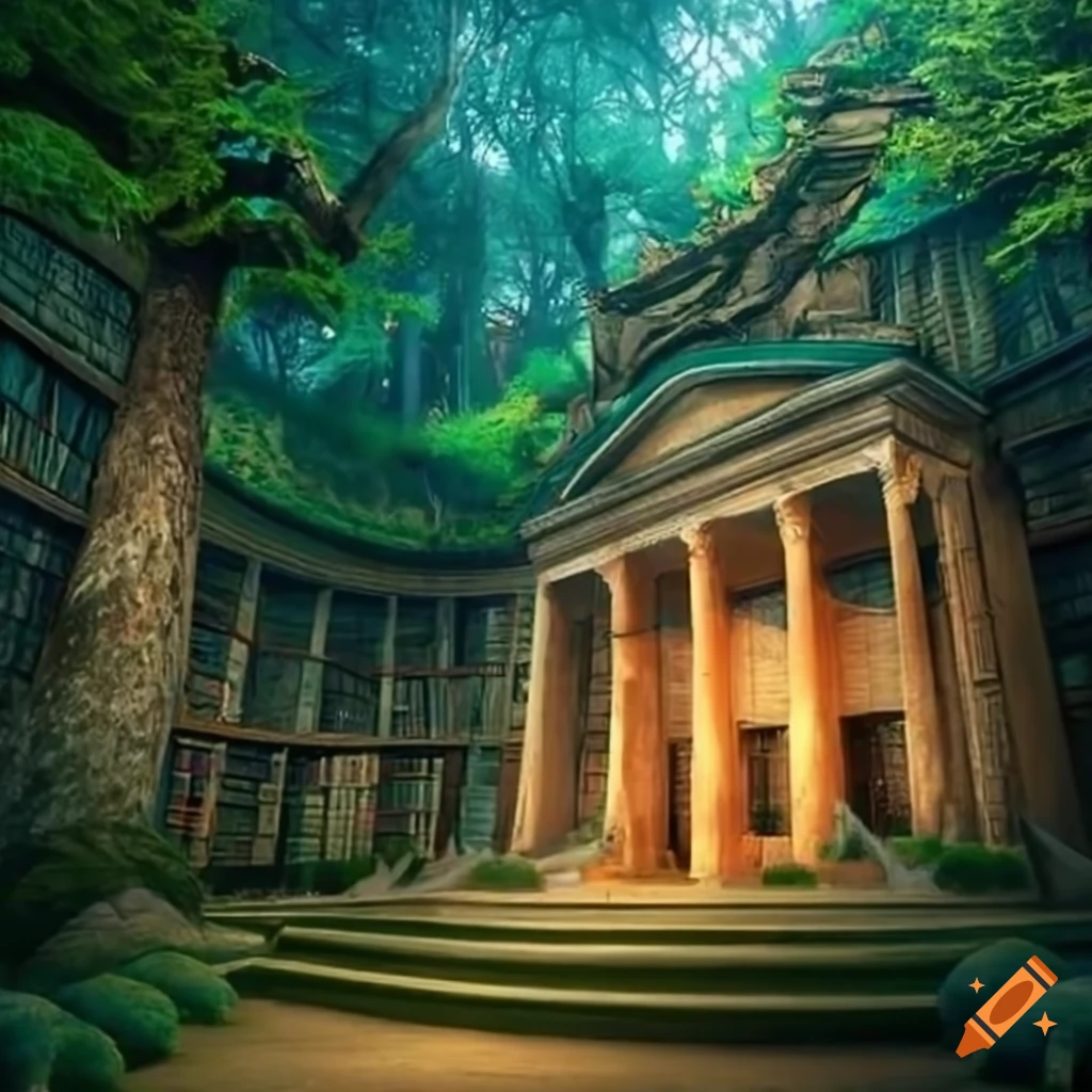 gigantic-ancient-library-in-the-middle-of-a-bright-enchanted-forest