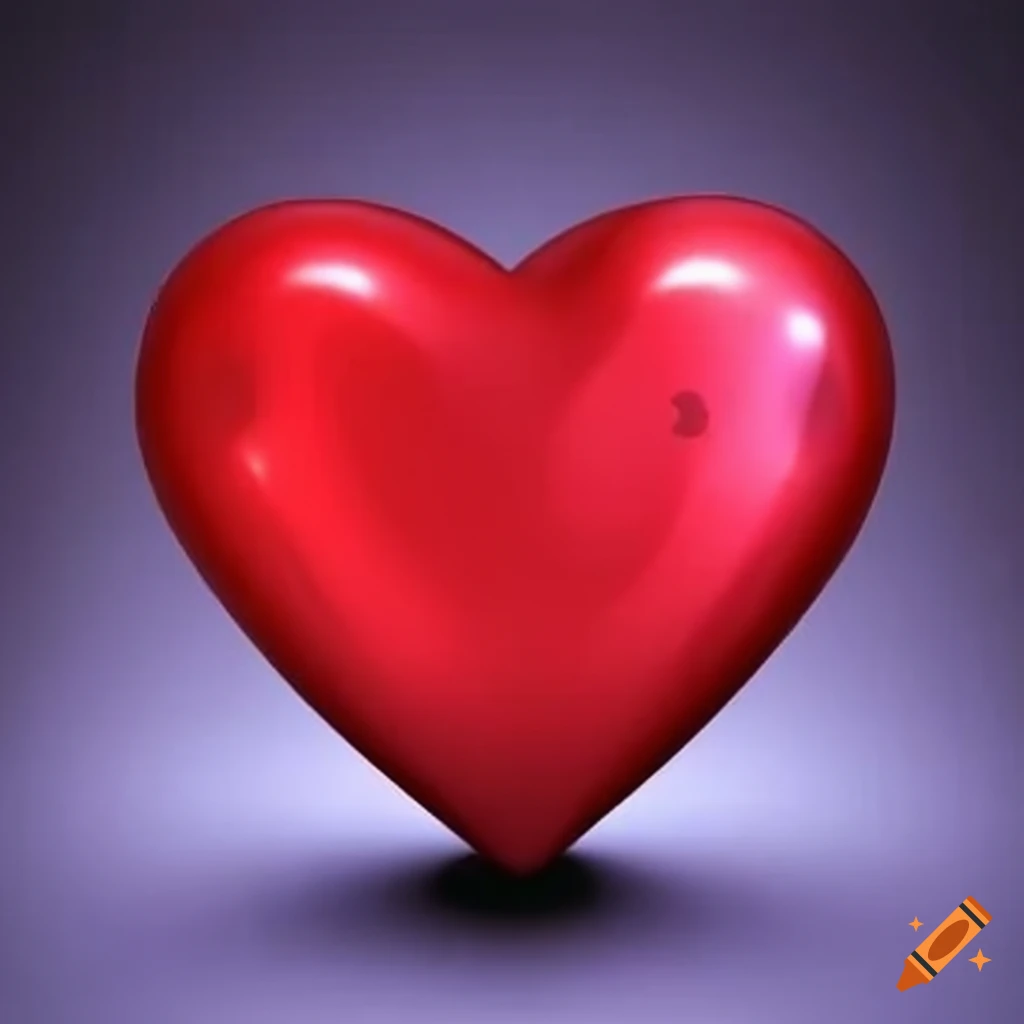 3D heart perfect for Valentine's Day