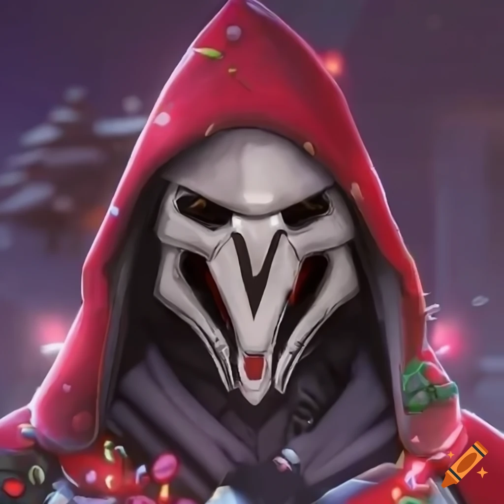 Happy new year art featuring reaper from overwatch 2 on Craiyon