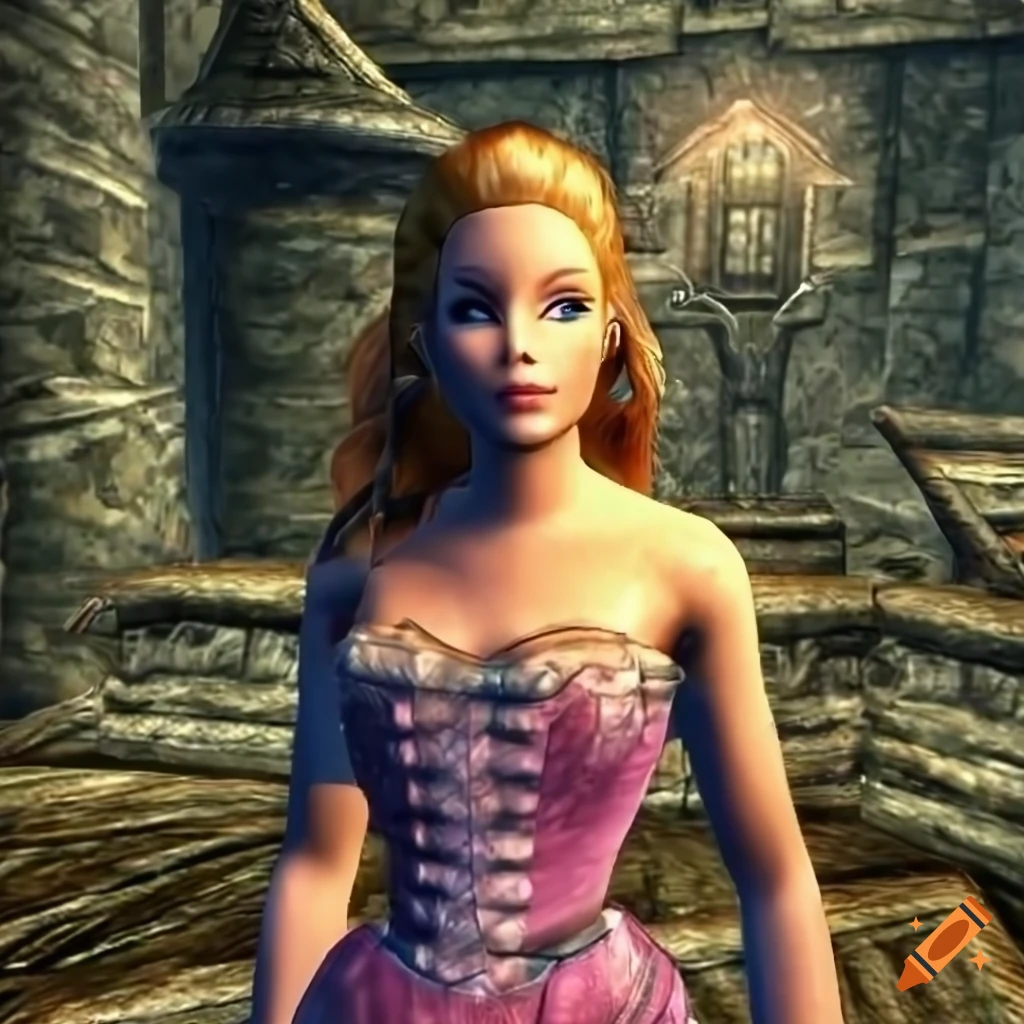 Barbie in a fantasy realm