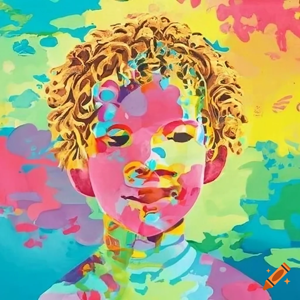 Colorful and inspiring block print poster for alabama baptist children