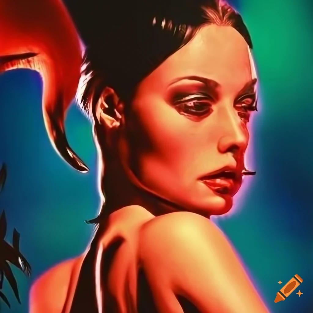 Tropical iridescent graphic novel art by norman rockwell on Craiyon