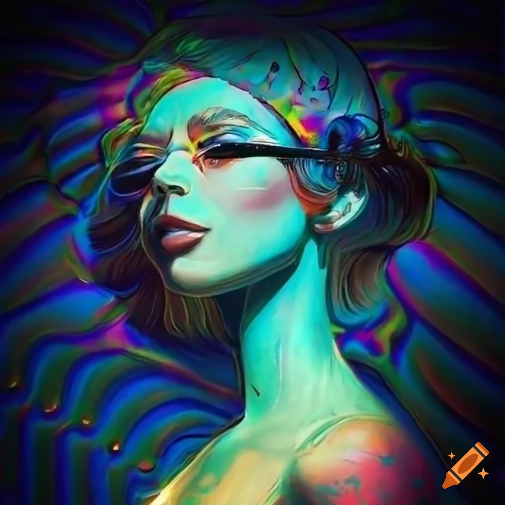 Sensational tropical graphic novel inspired artwork with colorful ...