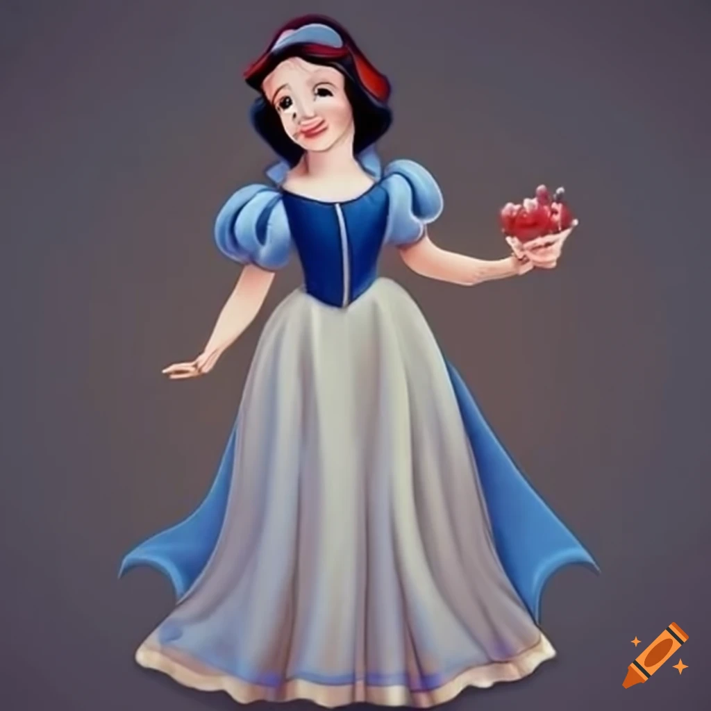 Snow White in 1980s style