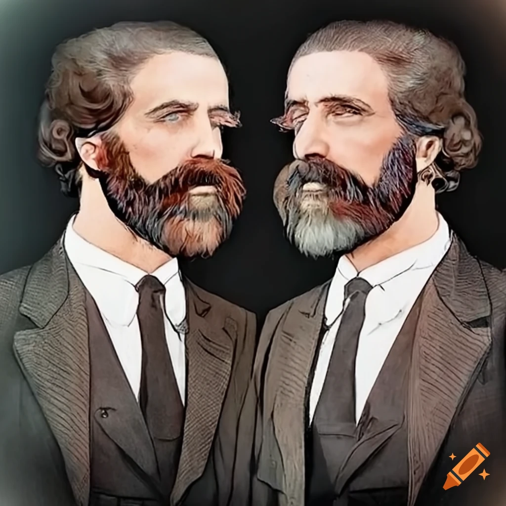 Two bearded men ranking bands in the 1920s