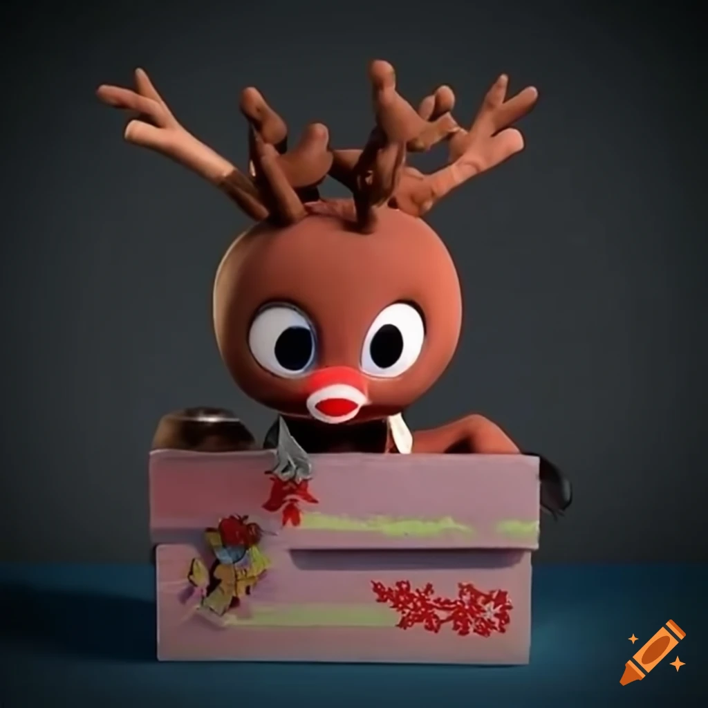 Charlie in the box from rudolph s island of misfit toys on craiyon