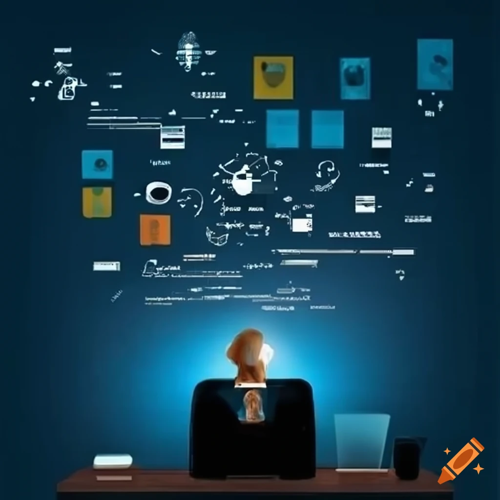 Professional organizing data and brainstorming at desk