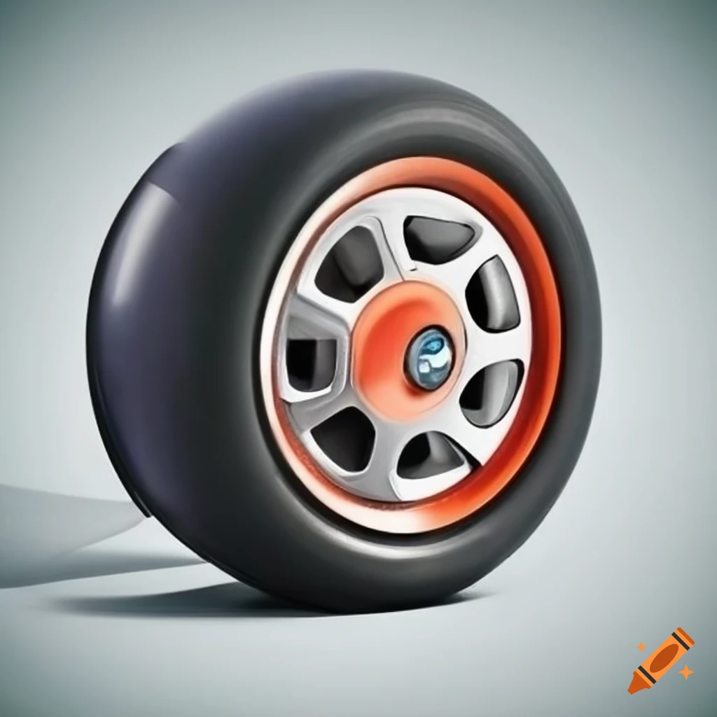 Funny car wheel on Craiyon
