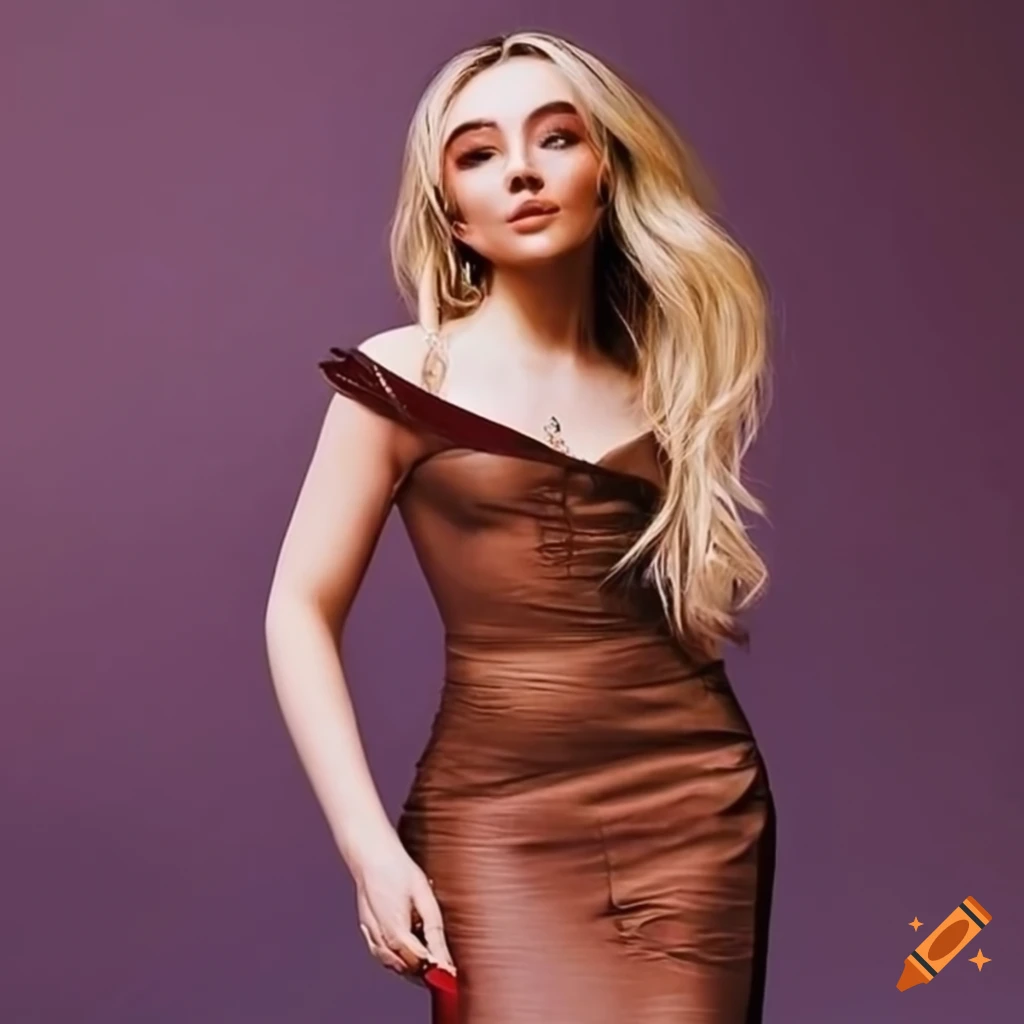 sabrina carpenter brown dress Sabrina Carpenter Gets Ready for the Vanity Fair Oscar Party | To The Nines