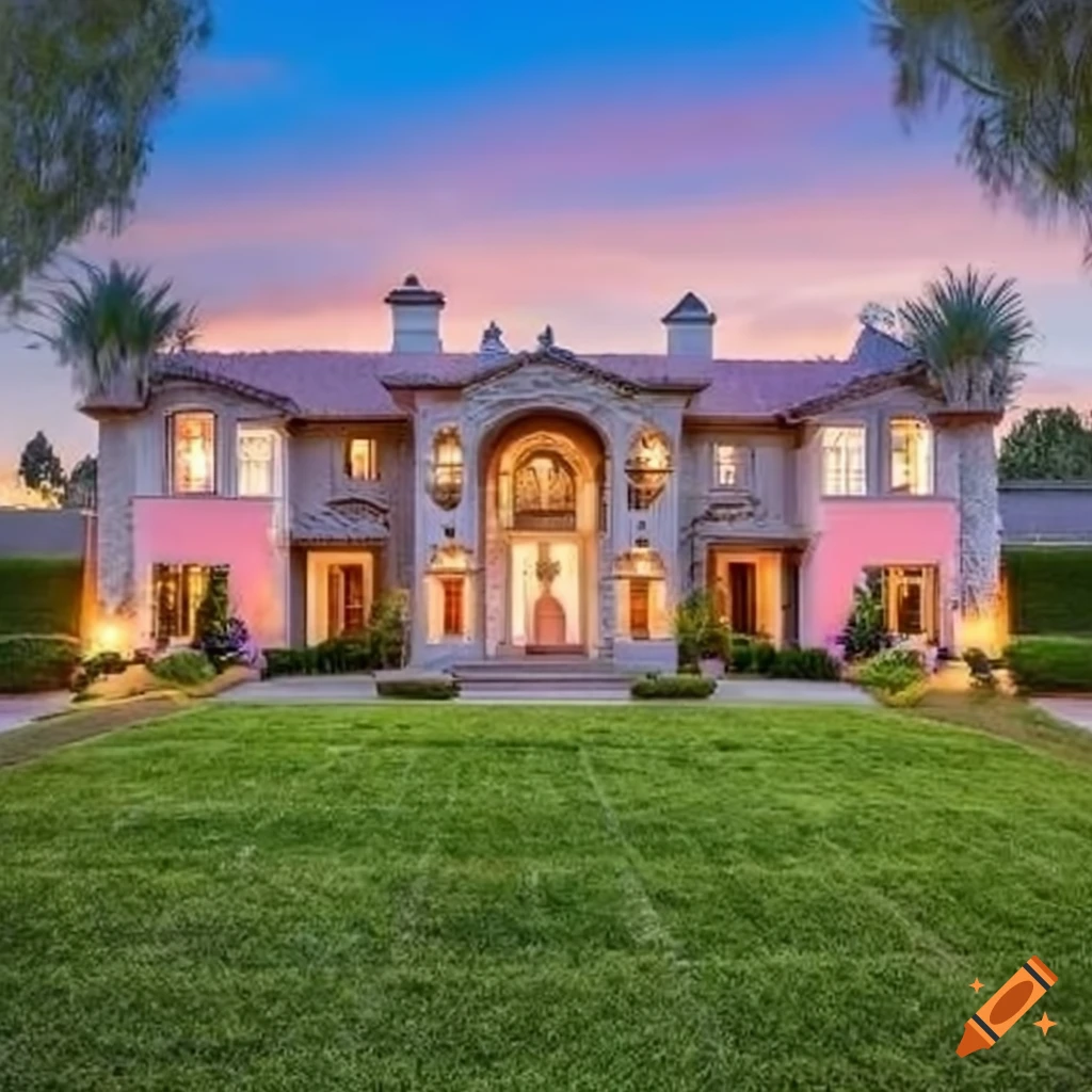 Majestic california megamansion surrounded by greenery on 20 acres of