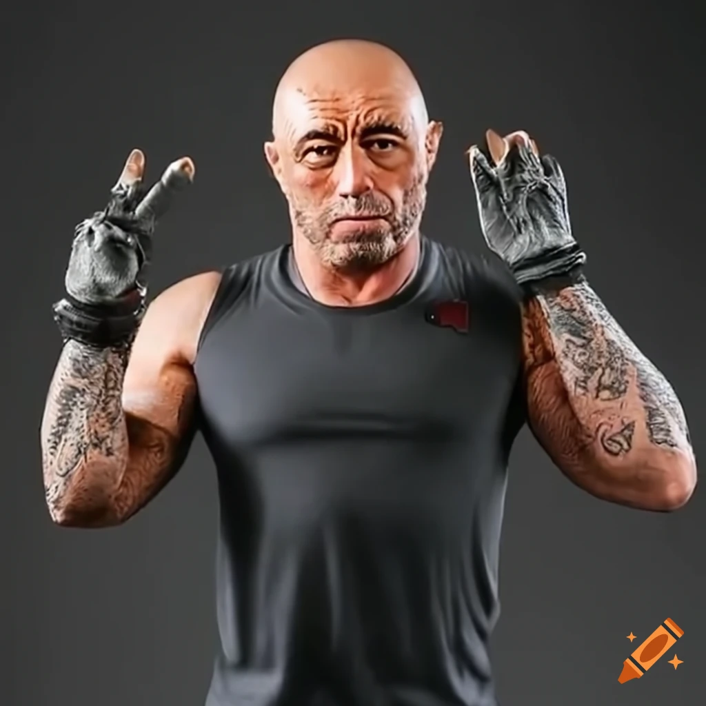 Joe rogan depicted as a dinosaur in a humorous artwork on Craiyon