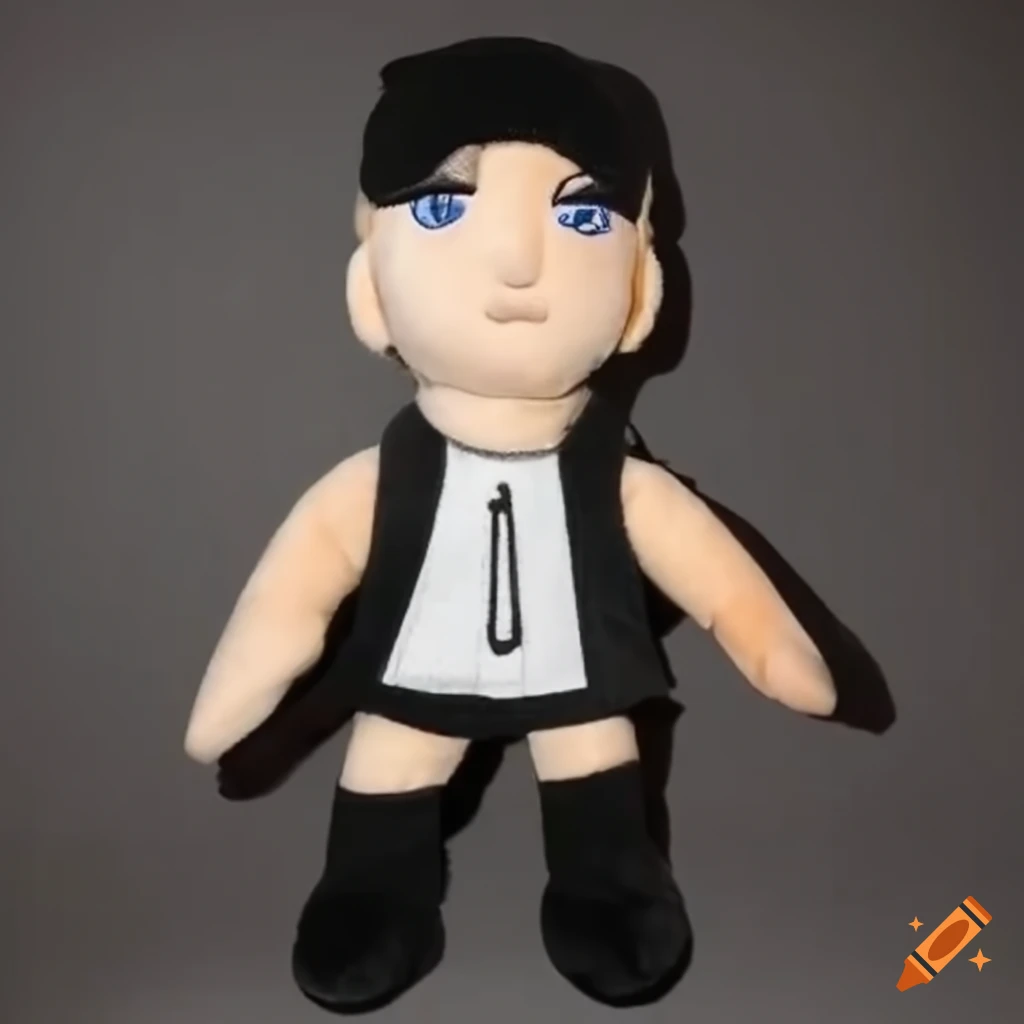 Eminem depicted as a plushie