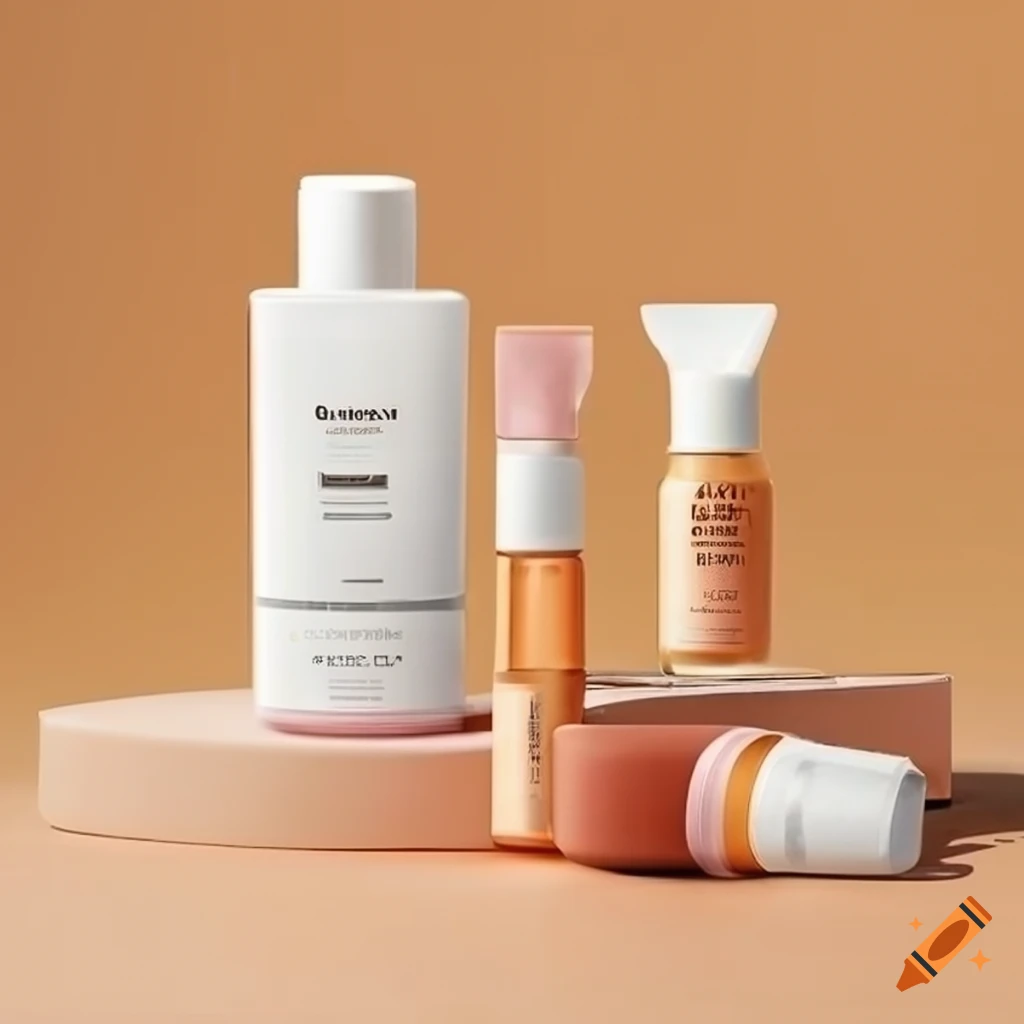 Skin care product bundle on Craiyon